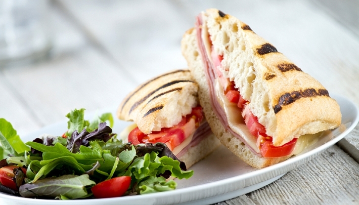 Frisch gegrilltes Panini